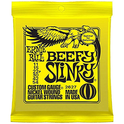 Ernie Ball BEEFY SLINKY NICKEL WOUND ELECTRIC GUITAR STRINGS 11-54 GAUGE