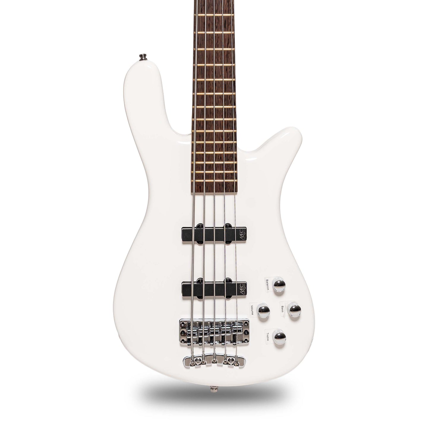 Warwick RockBass Streamer LX, 5-String - Solid White High Polish