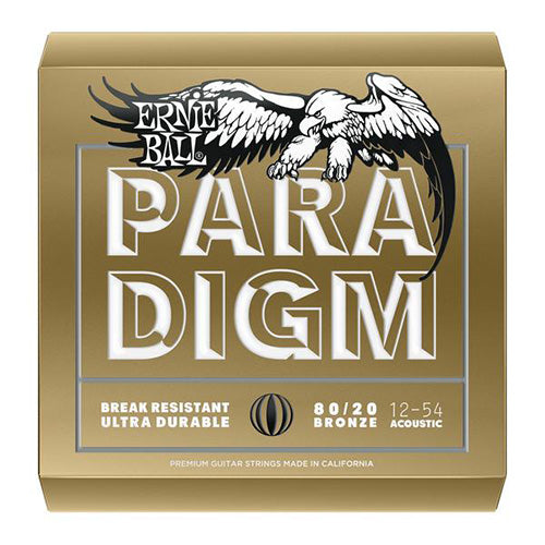 Ernie Ball 2086 80/20 Bronze Paradigm Acoustic Guitar String, Medium-Light