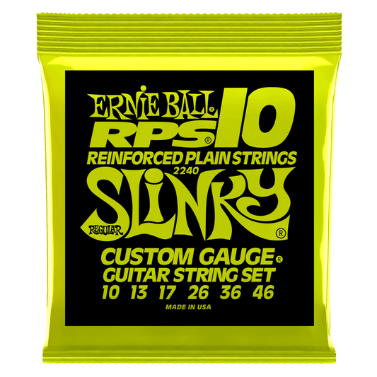Ernie Ball REGULAR SLINKY RPS NICKEL WOUND ELECTRIC GUITAR STRINGS 10-46 GAUGE