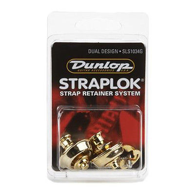 Dunlop SLS1034G Straplock Dual Design Set