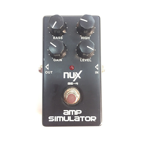 NUX AS-4 Distortion Pedal Guitar Effect Pedal Guitar Amplifier Simulator - PRE-LOVED