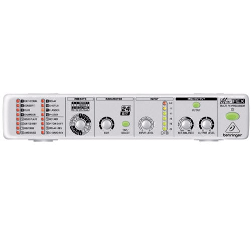 Behringer Minifex FEX800 Ultracompact Stereo Multi-Effects Processor