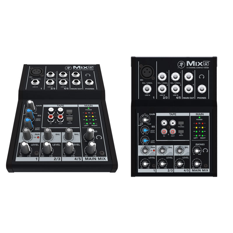 Mackie Mix5 5-Channel Compact Mixer