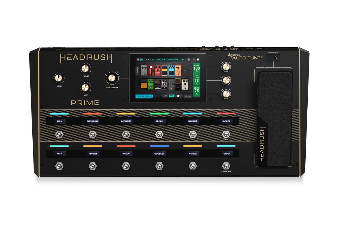 HeadRush Prime - Guitar & Vocal Multi Effects Pedal & Amp Modeling