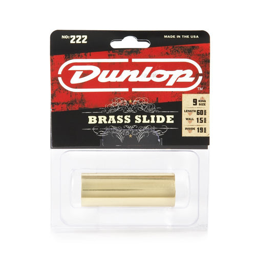 Dunlop 222 SI Brass Slide Medium