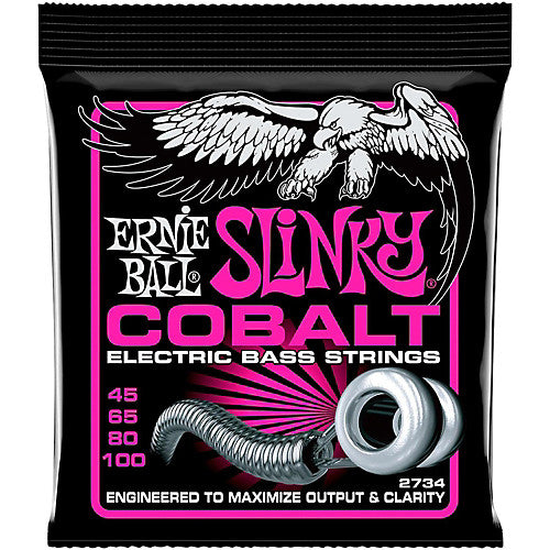 Ernie Ball 2734 Bass Cobalt Slinky 45-100