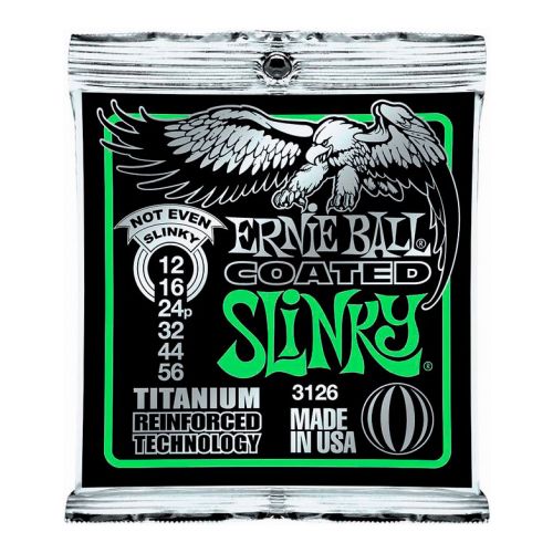 Ernie Ball 3126 Coated Electric Not Even Slinky Guitar Strings