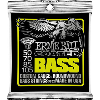 Ernie Ball 3832 Coated Regular Slinky Roundwound Bass Strings
