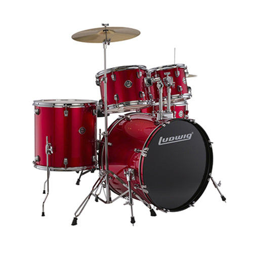 Ludwig LC17014 Accent Fuse 5 PC - Red Foil