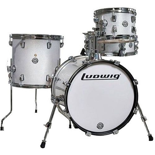 Ludwig LC179XX028 Breakbeats by Questlove Shell Pack - White Sparkle