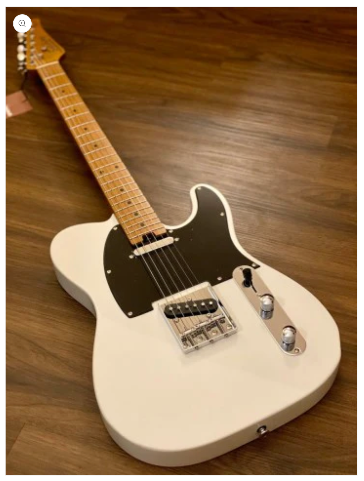 Soloking MT-1 Vintage MKII with Roasted Maple Neck in Olympic White