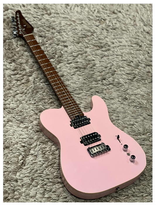 Soloking MT-1 Modern HH 24 Pro in Shell Pink with 9 Sound Switch
