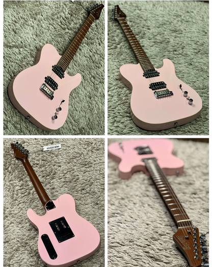 Soloking MT-1 Modern HH 24 Pro in Shell Pink with 9 Sound Switch