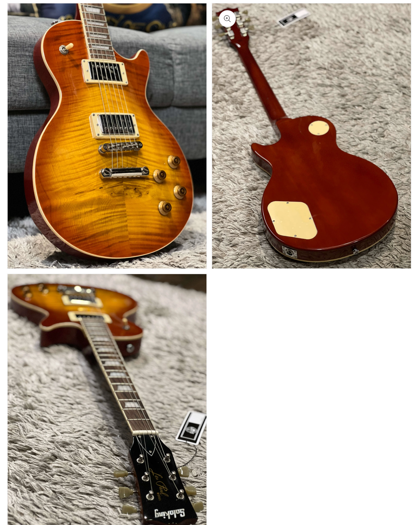 Soloking SLS60FM Deluxe in Honeyburst