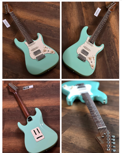 Soloking MS-11 Classic MKII with Rosewood FB in Seafoam Green