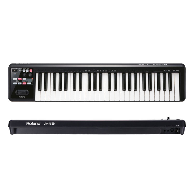 Roland A-49 MIDI Keyboard Controller (Black)
